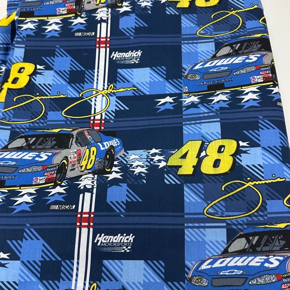 NASCAR Jimmie Johnson 48 Lowe's Fabric 2003 Springs Industries 5+ Yards 46" Wide
